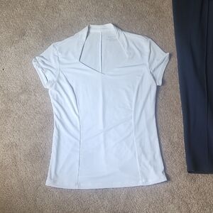 Grace White Fitted Top